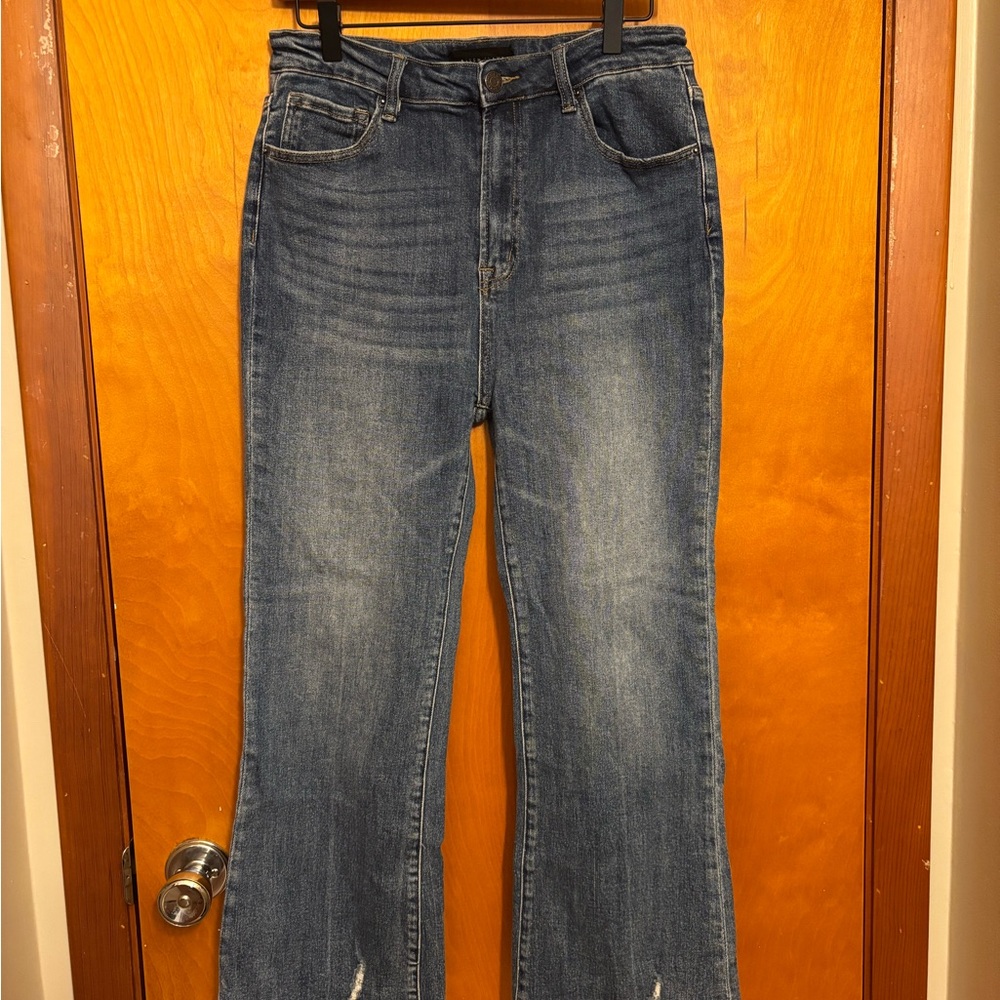 RISEN Indigo Flare Jeans for Women